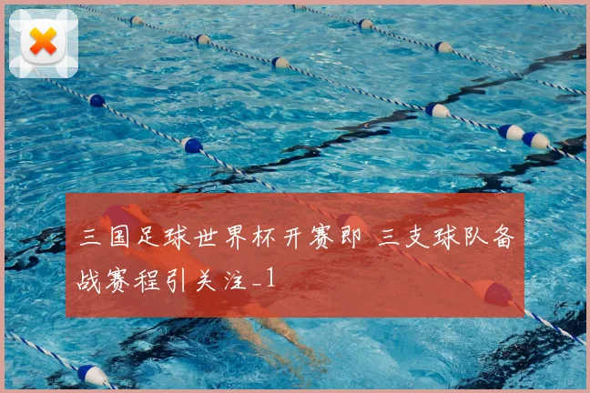 三国足球世界杯开赛即 三支球队备战赛程引关注_1